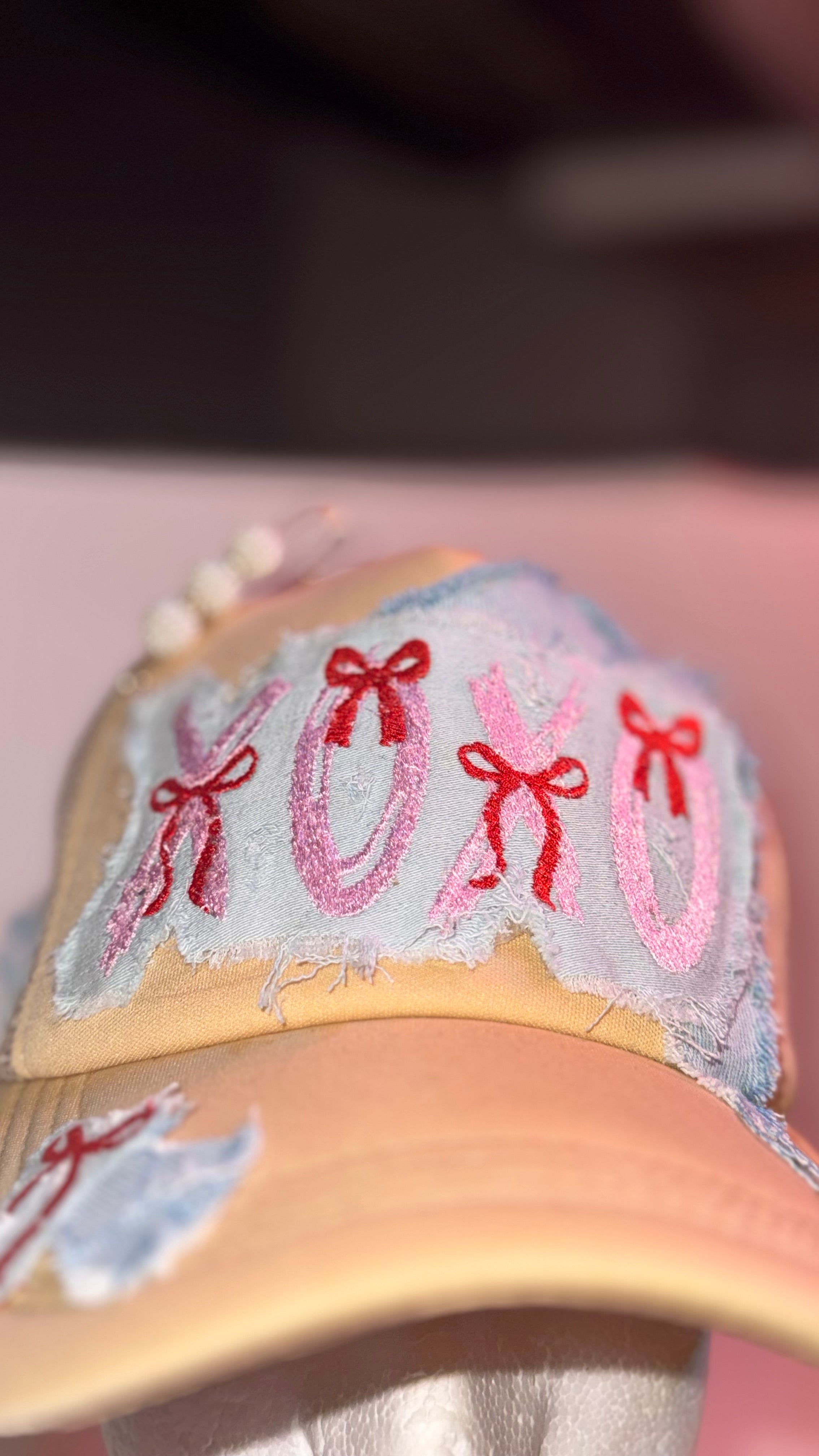 XOXO Bow Trucker Hat